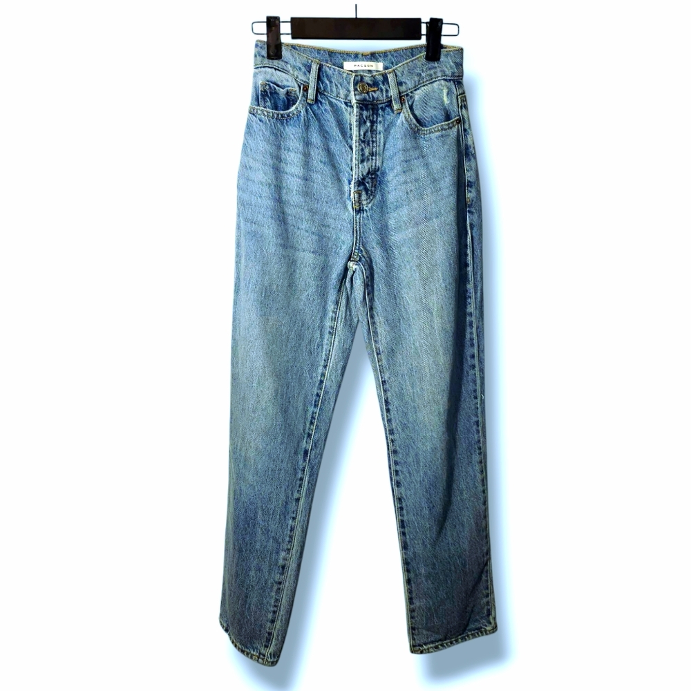 Pac Sun High Rise  Straight Leg Jeans